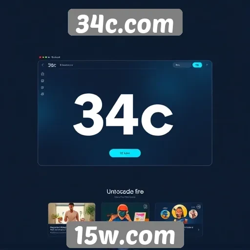 Análise da interface do usuário do 34c.com